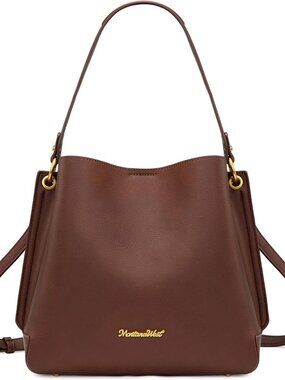 Medium Hobo Bag for Women, Shoulder Purse with 3 Compartments